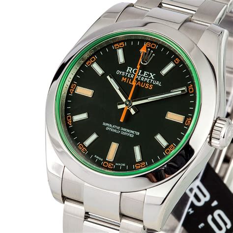 116400 lv nos|Anniversary Rolex Milgauss 116400LV .